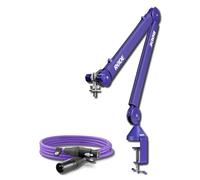 Rode PSA1+ Desk-Mounted Broadcast Microphone Boom Arm (Purple) with Purple Premium XLR Cable (3m)
