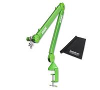 Rode PSA1+ Plus Table Microphone Arm Articulated Arm Green with Keepdrum Microfibre Cloth