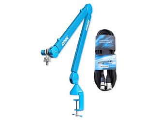 Rode PSA1+ Plus Table Microphone Articulated Arm Blue with Keepdrum XLR Cable