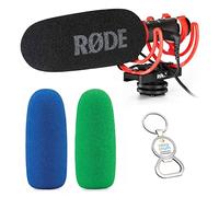 Rode Videomic NTG Camera Microphone + WS-Chroma Windshield + Keepdrum Bottle Opener