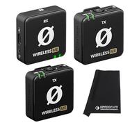 Rode Wireless ME Wireless Microphone System + Wireless ME TX Additional Microphone Transmission Module + Keepdrum Microfibre Cloth