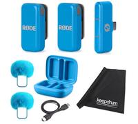 Rode Wireless Micro Wireless Microphone System USB-C for Smartphones Blue with Keepdrum Microfibre Cloth