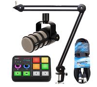 Rode X Streamer X Video Recording Card and Audio Interface for Streaming, Gaming and Content Creation + Podmic Microphone + Keepdrum Articulated Arm + XLR Cable