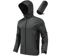 Rodeel Classic Men's Rain Jacket, Waterproof but Breathable Rain Coat, Light Weight and Packable, for Outdoor Sports such as Fishing, Hunting, Hiking