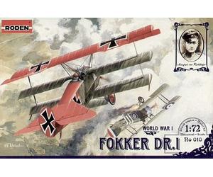 Roden 010 1:72nd scale Fokker Dr.I World War I