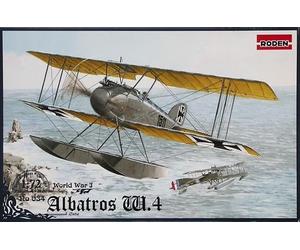 Roden 034 1:72nd scale WW I Albatros W.4 Late Float Plane