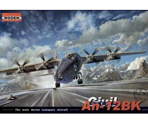Roden 048 1:72nd Antonov An-12 Civil An-12BK The main Soviet transport aircraft