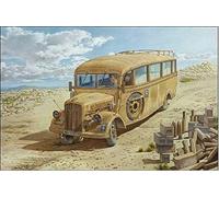 Roden 808 - Model Kit Opel Blitz 3.6 Omnibus W39 Ludewig Late, Built-in Winterlude Model Grey
