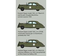 Roden 815 1:35th scale 1941 Packard Clipper WWII U.S. Army Staff Car
