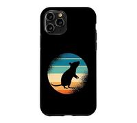 Rodent Animal | Rat Silhouette | Animal Lover | Reto Rat Case for iPhone 11 Pro