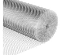 Rodent Mesh 0.5Mx25M,6mm Holes,Galvanized Welded Chicken Wire Mesh Roll 1mm Heavy Duty Hot Dip Galvanized Wire Fence Roll for Chicken Poultry Coop,Animal,Fencing,Garden Protection