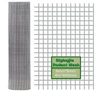 Rodent Mesh Roll, 400 mm x 6 m Galvanised Wire Mesh for Rat Proofing | Durable, Easy-to-Install Barrier to Help Keep Rats and Mouse Out of Homes, Chicken Runs, Rabbit Hutches and Vegetable Gardens