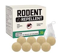 Rodent Repellent 8 Pack, Mouse Repellent Rat Repellent Peppermint Oil, Mice Away Repellant for Outdoor/Indoor/House/Car/Boat/RV/Garage. Better Than Ultrasonic, Mice Repellent.