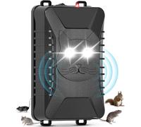 Rodent Repeller with Strobe, Battery Powered Under Hood Mouse Repeller for Cars, Trucks, RVs and Attics, Protects Engines and Car Spaces from Rats, Mice