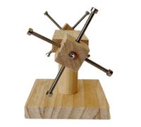 Rodents Foraging Toy Interaction Food Feeder Playstand For Small Pet Hamsters Training Wood Treats Hamster Chew