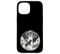 Rodeo Bull Riding Rider Cowboy Eight Seconds Abducted Space Case for iPhone 15