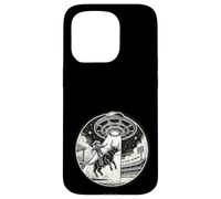 Rodeo Bull Riding Rider Cowboy Eight Seconds Abducted Space Case for iPhone 15 Pro