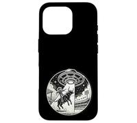 Rodeo Bull Riding Rider Cowboy Eight Seconds Abducted Space Case for iPhone 16 Pro