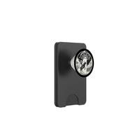 Rodeo Bull Riding Rider Cowboy Eight Seconds Abducted Space PopSockets PopWallet for MagSafe