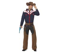 Rodeo Cowboy Costume, Blue