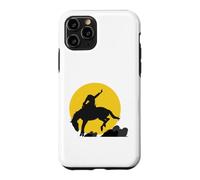 Rodeo Cowboy on Wild Horse in the Moonlight Case for iPhone 11 Pro
