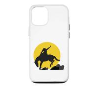 Rodeo Cowboy on Wild Horse in the Moonlight Case for iPhone 12/12 Pro