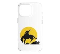Rodeo Cowboy on Wild Horse in the Moonlight Case for iPhone 16 Pro