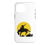 Rodeo Cowboy on Wild Horse in the Moonlight Case for iPhone 16 Pro Max