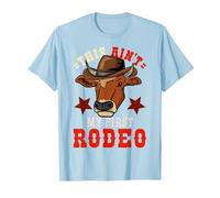 Rodeo Cowboy Western T-Shirt, Men, Baby Blue, Small