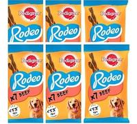 Rodeo Dog Chews 6 Pack (42 treats) (Beef) | Teeth strength