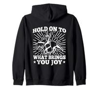 Rodeo Horse Riding Hold What Brings You Joy Cowboy Zip Hoodie