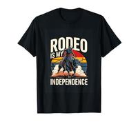Rodeo is My Independence Bull Rider Cowboy T-Shirt