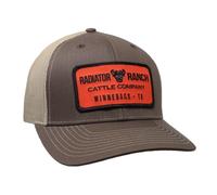 Rodeo Time Cattle Company Cap Brown & Tan Mesh Precurved, Brown & Tan, One size