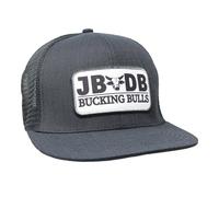 Rodeo Time Dale Brisby JB Mauney JB/DB Bucking Bulls Adjustable Snapback Trucker Hat, Vintage Western Baseball Cap, One Size, Black, One size