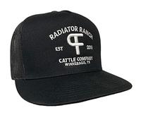 Rodeo Time Dale Brisby Radiator Ranch PF Brand Adjustable Snapback Hat for Men & Women, Breathable Baseball Cap, One Size, Black, One size