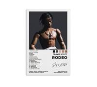 RODEO-Travis Scott Poster Canvas Oil Painting Canvas Art Poster Home Hanging Painting Bar Art Interior Wall Decoration PosterUnframe-style12x18inch(30x45cm)