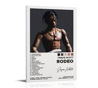 RODEO-Travis Scott Waterproof And Stain Resistant Wall Paintings High-definition Spray Painted Decorative Paintings Study And Coffee Shop Decorations Fade ResistantFrame-style16x24inch(40x60cm)