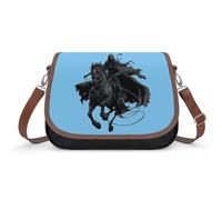 Rodeosreapers-Souls Crossbody Bags PU Leather Shoulder Bag Handbag Messenger Bag with Shoulder Strap