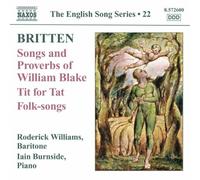 Roderick Williams - Britten: Songs and Proverbs of William Blake (The English Song Series, No. 22)