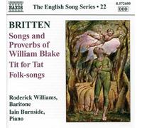 Roderick Williams - Songs & Proverbs & Tit for Tat & Folk-Songs [New CD]