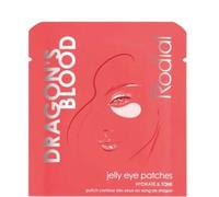 Rodial Dragon's Blood Jelly Eye Patches (1 Sachet), Elasticity and Firmness, Hyaluronic acid and Dragon's Blood for Plumping and Deep Hydration, Makeup Prep