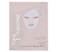 Rodial Pink Diamond Lifting Face Sheet Mask (Box of 4 Sachets), Diamond Powder, Vitamine C, Skin Tightener ST, Deeply Moisturising Sheet Mask, Even Skin Tone, Sheet Mask for Wrinkles and Lines