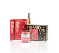 Rodial Pre-Party Edit - Holiday Skincare & Makeup Gift Set with Banana Lowlighter 2g, Dragon’s Blood Sculpting Gel 9ml & 2x Dragon’s Blood Eye Patches - Radiant Glow