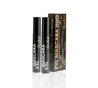 Rodial XXL Mascara Duo Kit - Gift Set with 2 x XXL Mascaras 13ml, Intense Black, Volumising, Long-Wear, Conditioning Formula with Beeswax, Carnauba Wax & Collagen