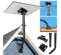 Rodison Starlink Gen 3 Mount 360° Adjustable Starlink Wall Mount Star Link Gen 3 Pole Mounting Kit with Gen3 Pipe Adapter for Gen3 Star Link Satellite Internet Kit
