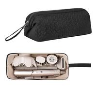 Rodison Travel Storage Bag for Hair Dryer Straightener & Curling Iron, Portable Hair Tools Storage Case Compatible with Dyson Supersonic Hair Dryer/Dyson Airwrap Styler/Shark Flexstyle, Black