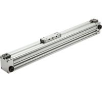 Rodless Cylinder 40-1000mm - Magnetic - Damping - Short Guide