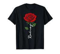 Rodney Red Flower Art First Name for Men Kids Boys T-Shirt
