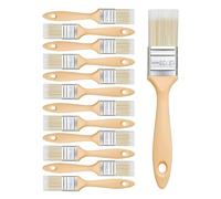 Rodo 1.5" Synthetic GRP Laminating Brush - 12 Pack | Professional Fibreglass & Resin Application Brush with Durable Plastic Handle