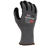 Blackrock Radium-NS High Grip Safety Work Gloves Men's & Women's, Sandy Nitrile Coating Dry, Wet & Maximum Oily Grip, Abrasion Resistant Flexible Polyester Liner, Ideal For Automotive, Construction